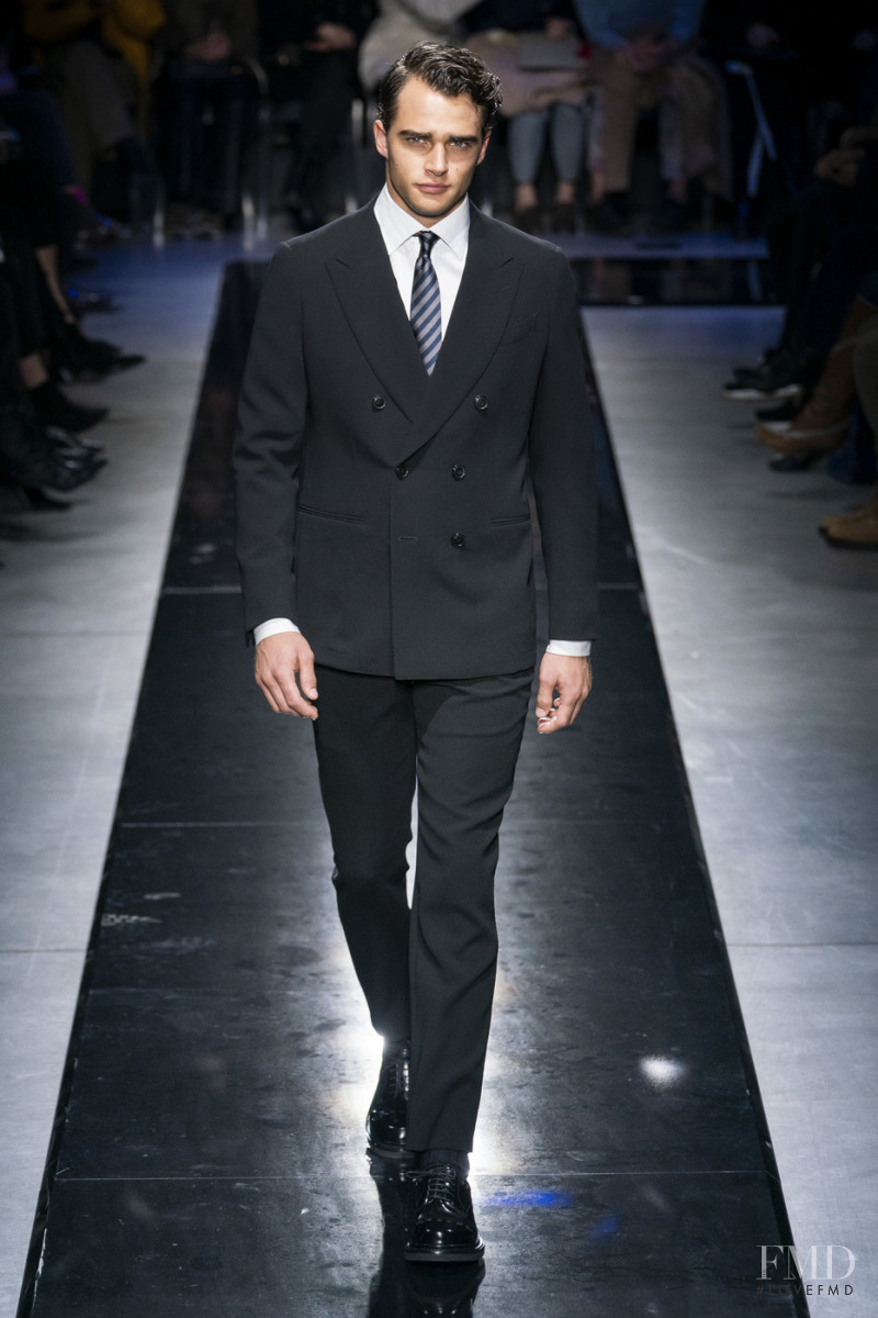 Pepe Barroso featured in  the Giorgio Armani fashion show for Autumn/Winter 2019