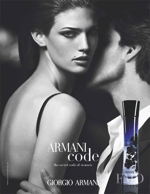 Kendra Spears featured in  the Armani Beauty Armani Code Fragrance advertisement for Autumn/Winter 2012