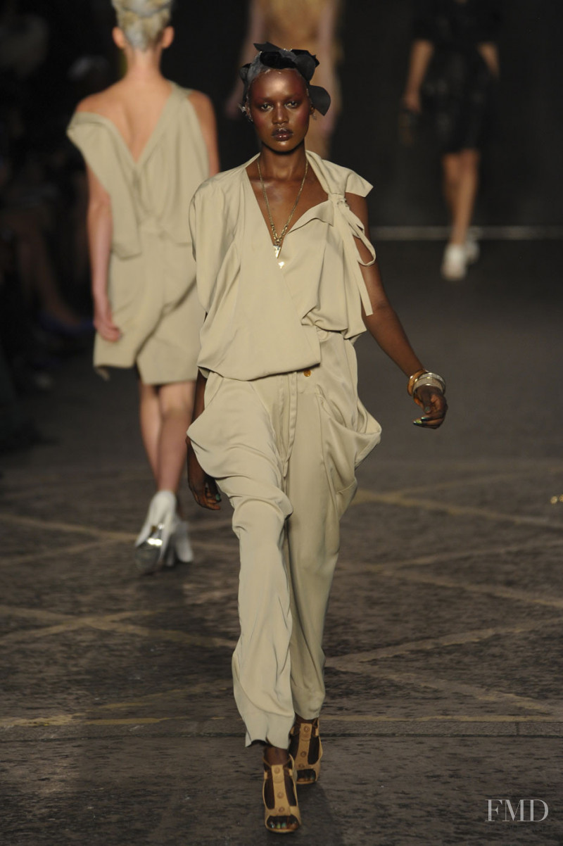 Ajak Deng featured in  the Vivienne Westwood fashion show for Spring/Summer 2012