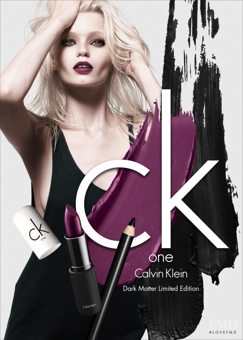 Abbey Lee Kershaw featured in  the Calvin Klein Calvin Klein CK One Dark Matter Collection advertisement for Autumn/Winter 2012