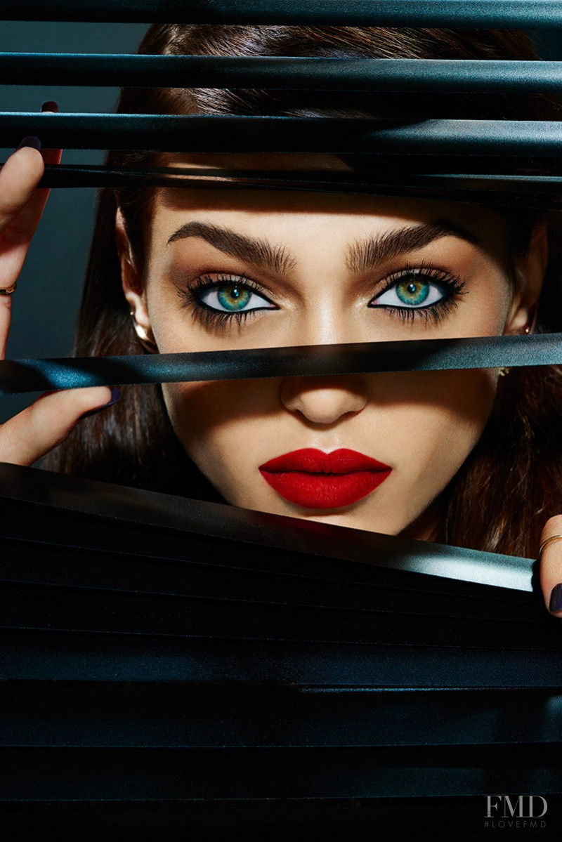 Zhenya Katava featured in  the Urban Decay advertisement for Spring/Summer 2016