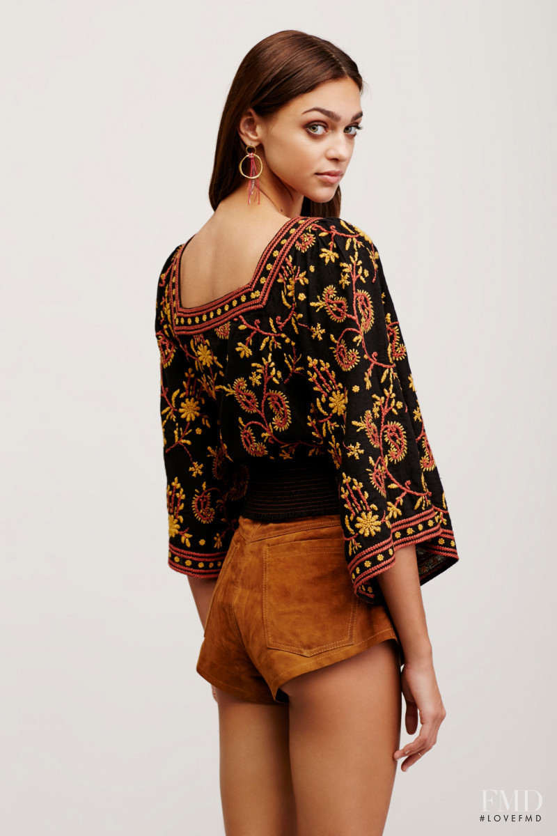 Zhenya Katava featured in  the Free People catalogue for Summer 2016