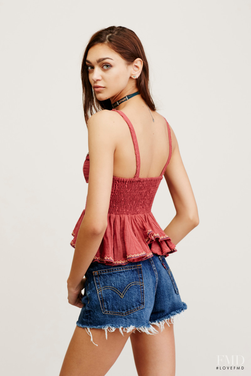 Zhenya Katava featured in  the Free People catalogue for Summer 2016