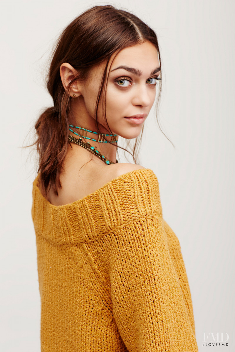 Zhenya Katava featured in  the Free People catalogue for Summer 2016