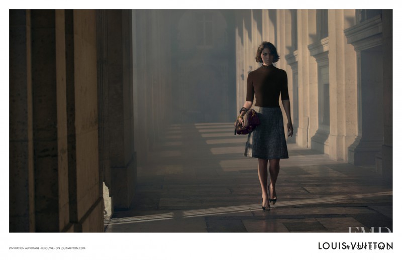 Arizona Muse featured in  the Louis Vuitton The Art of Travel advertisement for Resort 2013