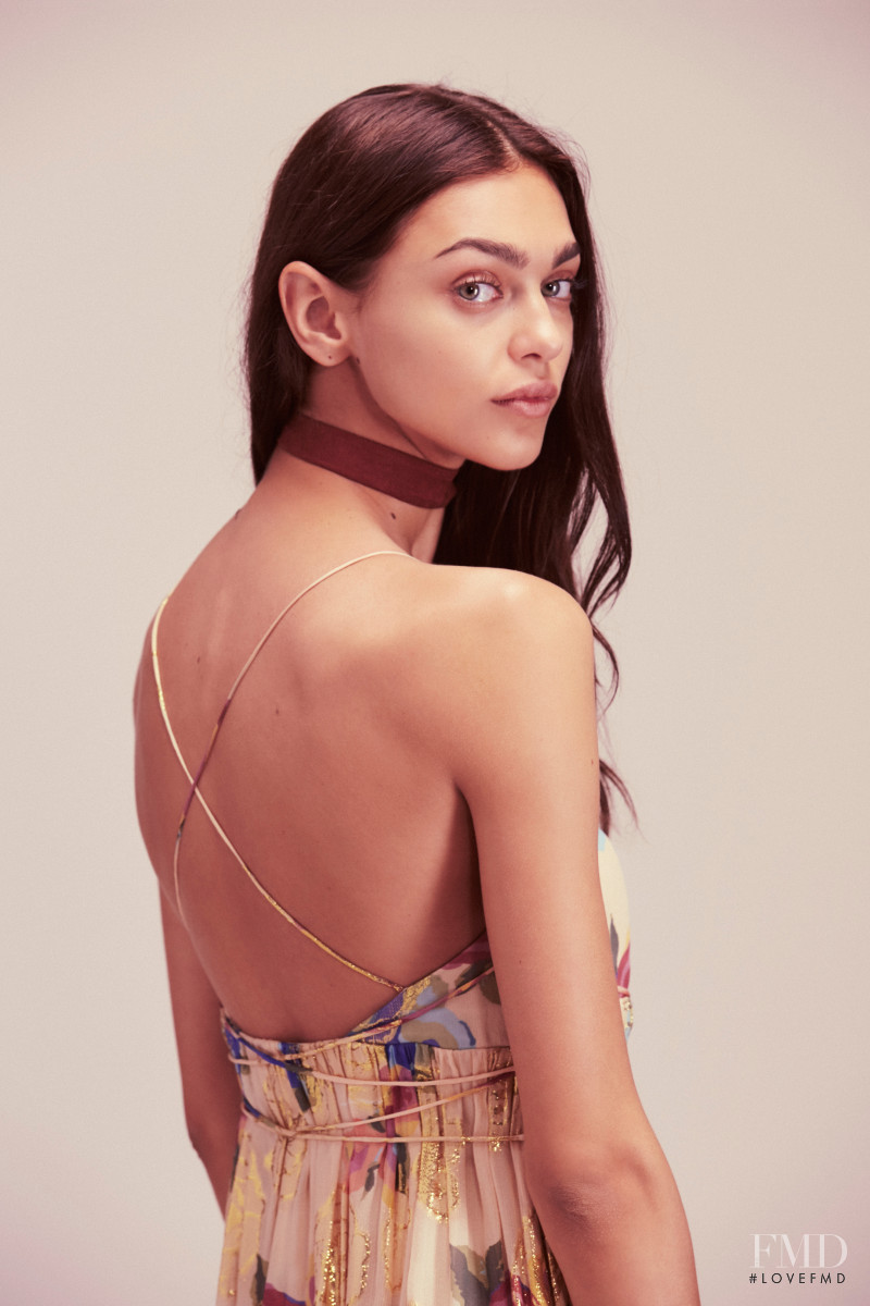Zhenya Katava featured in  the Free People catalogue for Pre-Fall 2016