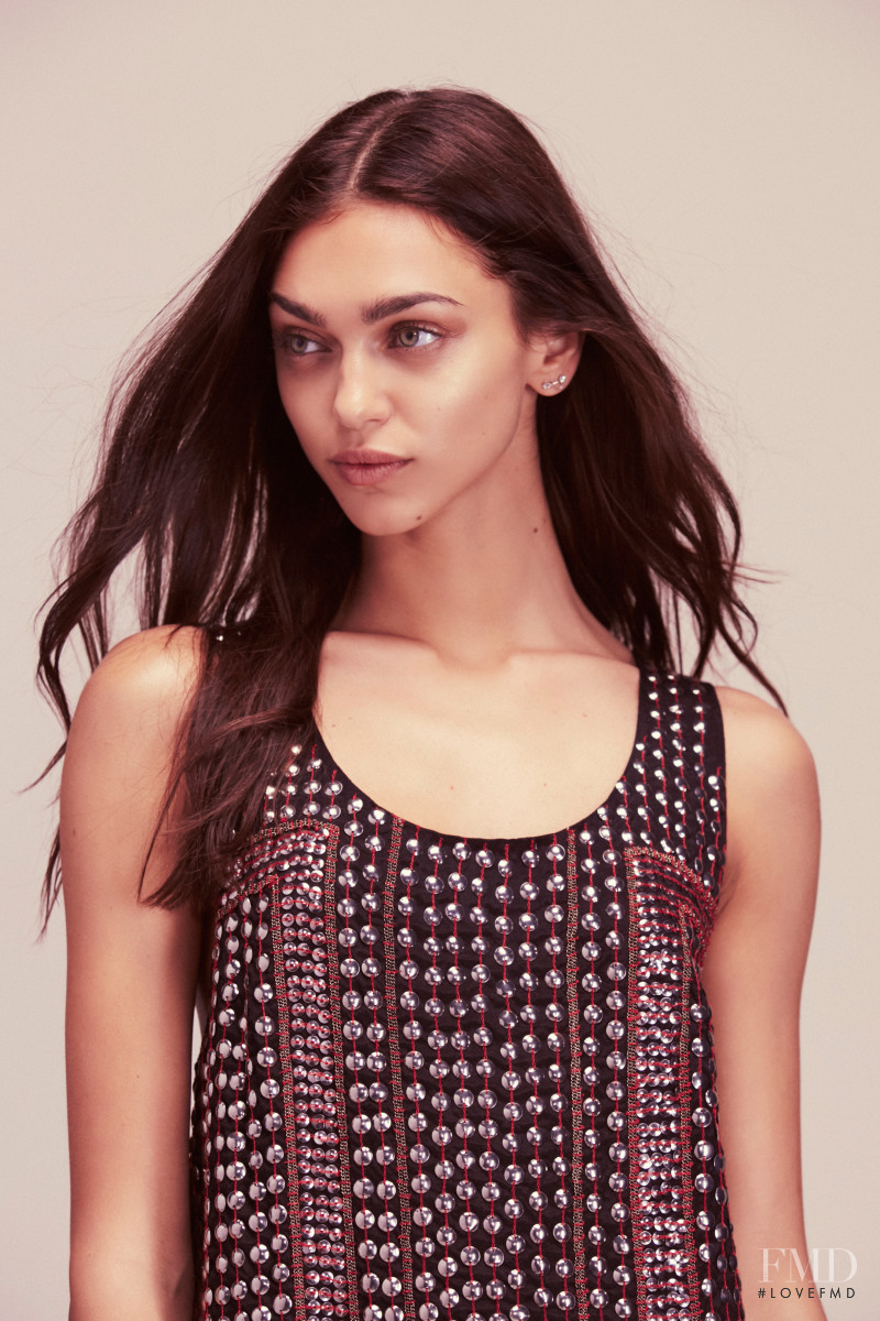 Zhenya Katava featured in  the Free People catalogue for Pre-Fall 2016