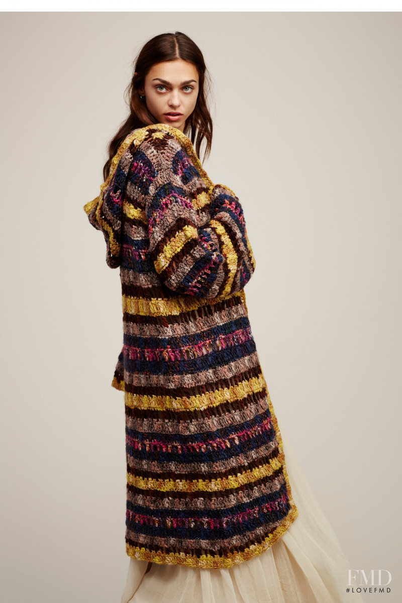 Zhenya Katava featured in  the Free People catalogue for Pre-Fall 2016