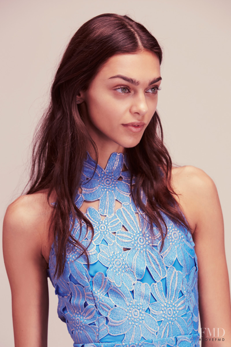 Zhenya Katava featured in  the Free People catalogue for Pre-Fall 2016