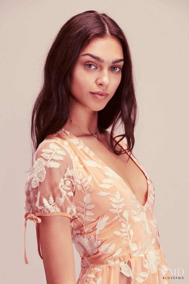 Zhenya Katava featured in  the Free People catalogue for Pre-Fall 2016