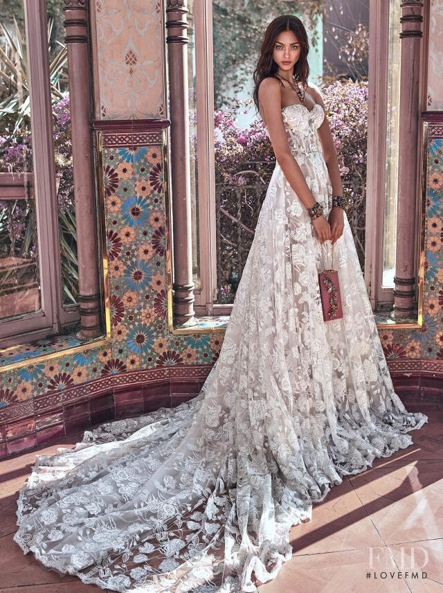 Zhenya Katava featured in  the Galia Lahav lookbook for Autumn/Winter 2019