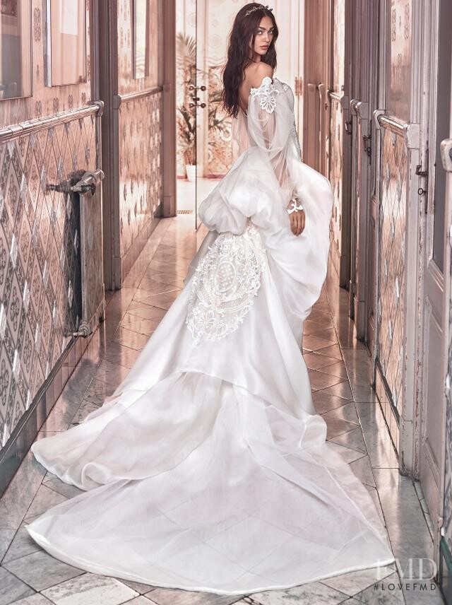 Zhenya Katava featured in  the Galia Lahav lookbook for Autumn/Winter 2019