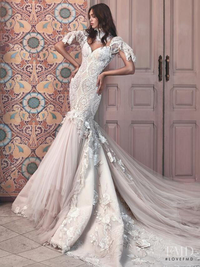 Zhenya Katava featured in  the Galia Lahav lookbook for Autumn/Winter 2019