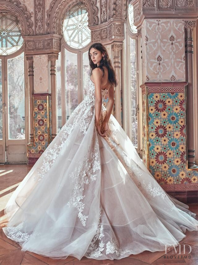 Zhenya Katava featured in  the Galia Lahav lookbook for Autumn/Winter 2019