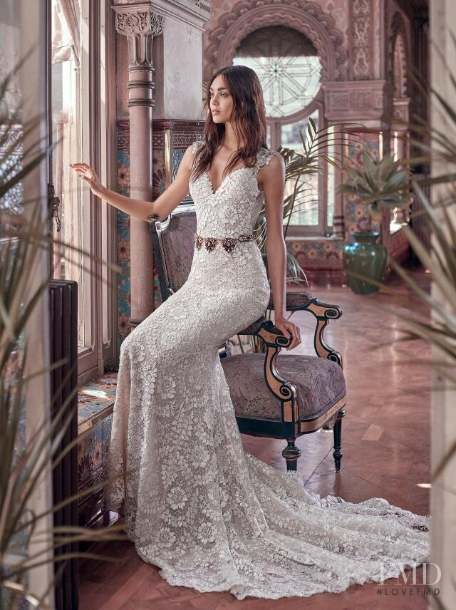 Zhenya Katava featured in  the Galia Lahav lookbook for Autumn/Winter 2019