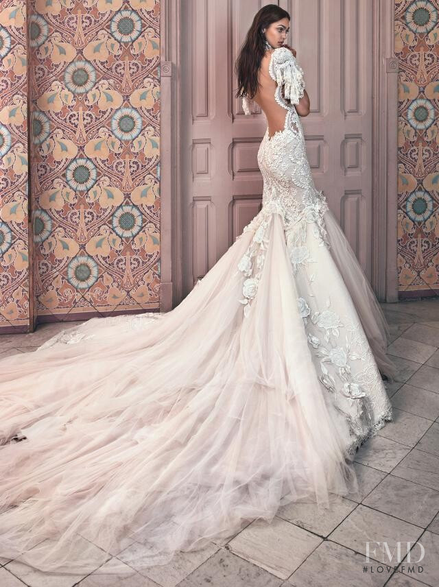 Zhenya Katava featured in  the Galia Lahav lookbook for Autumn/Winter 2019