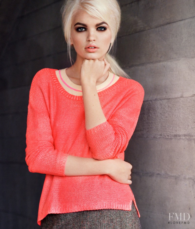 Daphne Groeneveld featured in  the H&M advertisement for Autumn/Winter 2012