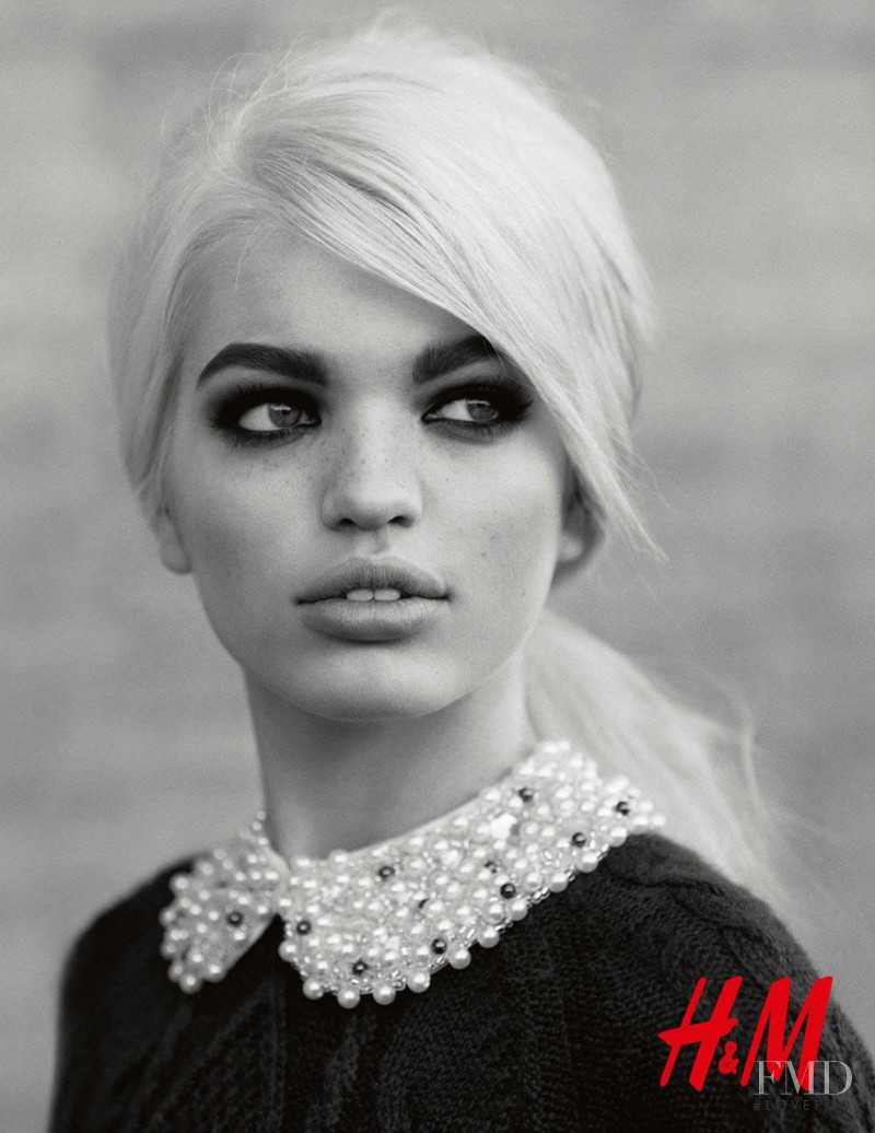 Daphne Groeneveld featured in  the H&M advertisement for Autumn/Winter 2012