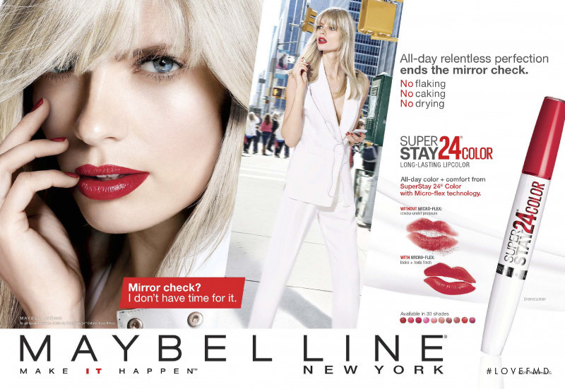 Maybelline advertisement for Autumn/Winter 2015