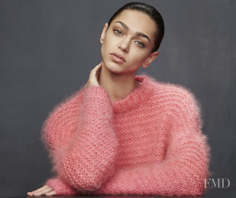 Zhenya Katava featured in  the Tabula Rasa advertisement for Autumn/Winter 2015