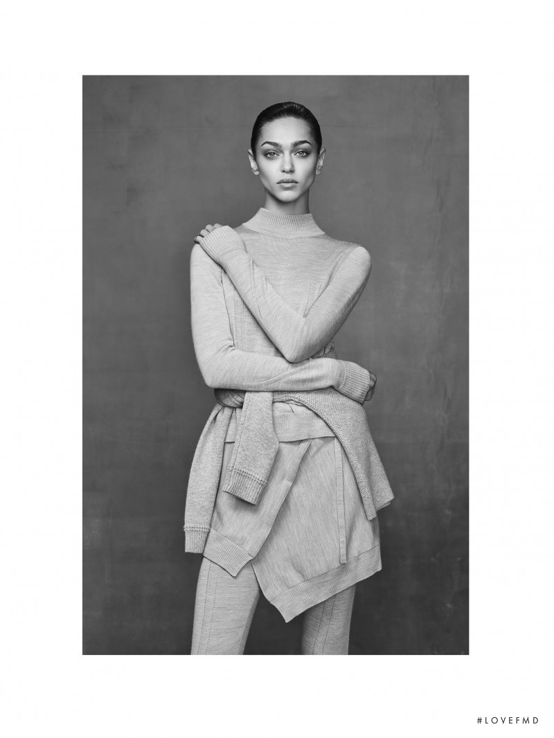 Zhenya Katava featured in  the Tabula Rasa advertisement for Autumn/Winter 2015