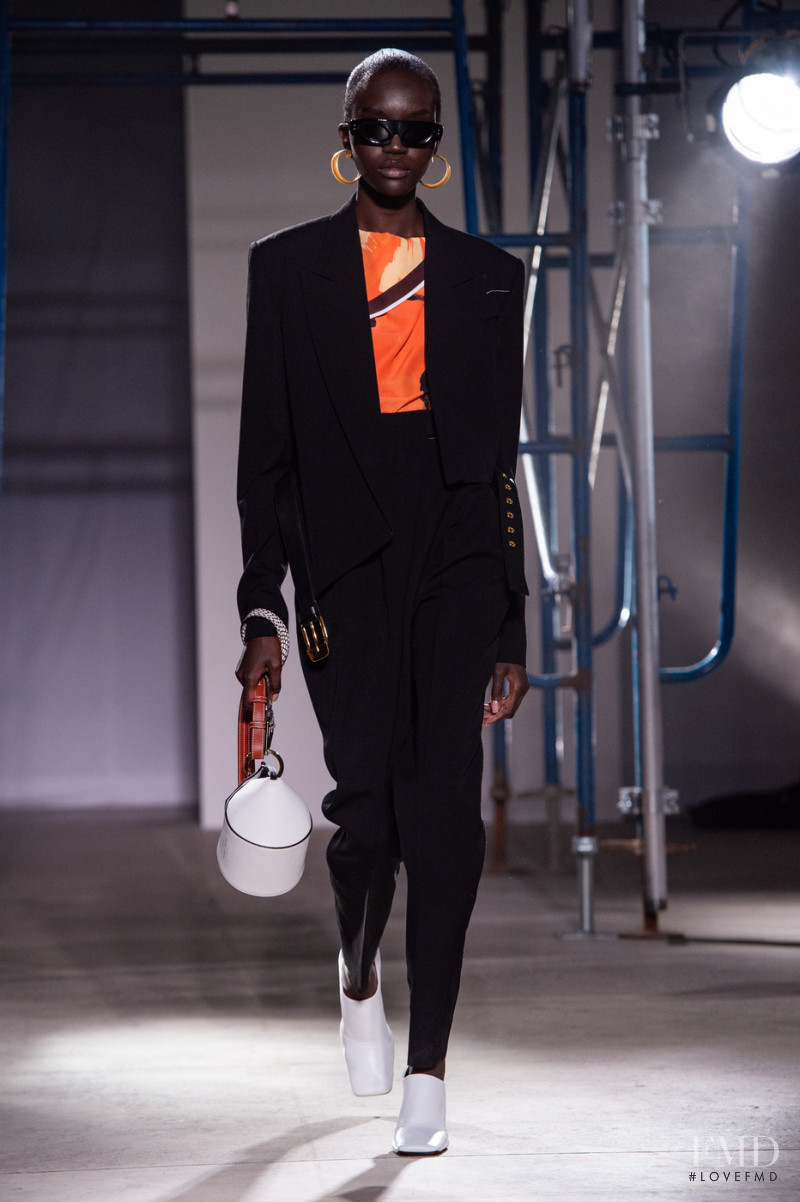 Achenrin Madit featured in  the Proenza Schouler fashion show for Spring/Summer 2020