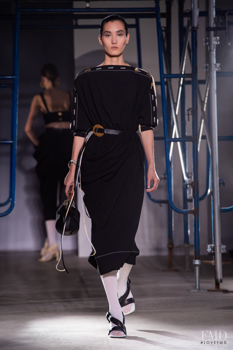 Lina Zhang featured in  the Proenza Schouler fashion show for Spring/Summer 2020
