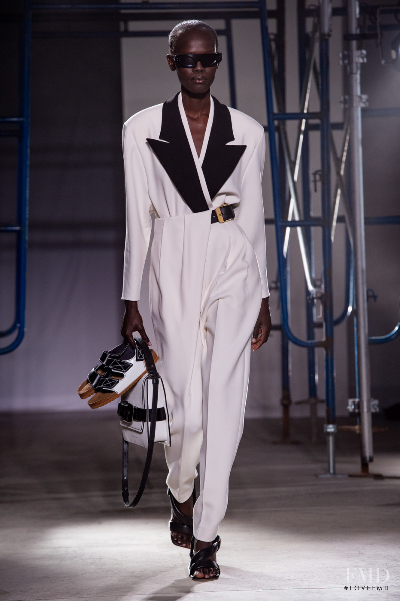 Shanelle Nyasiase featured in  the Proenza Schouler fashion show for Spring/Summer 2020