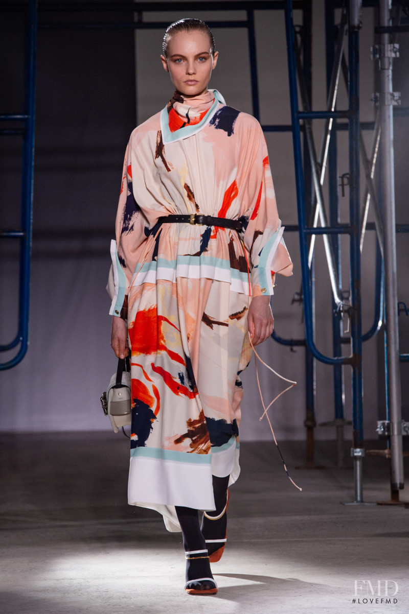 Fran Summers featured in  the Proenza Schouler fashion show for Spring/Summer 2020