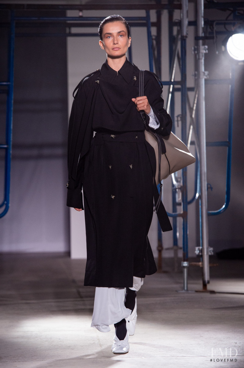 Andreea Diaconu featured in  the Proenza Schouler fashion show for Spring/Summer 2020