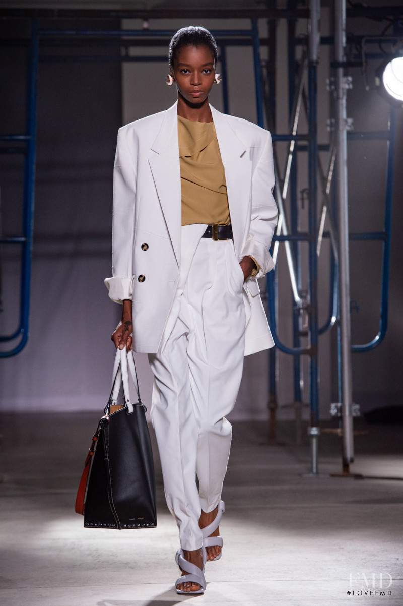 Kyla Ramsey featured in  the Proenza Schouler fashion show for Spring/Summer 2020