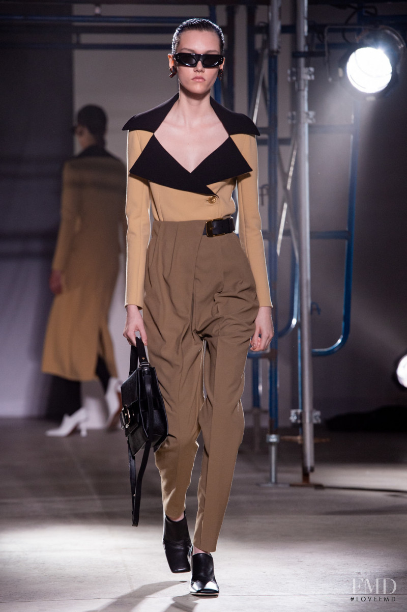 Sofia Steinberg featured in  the Proenza Schouler fashion show for Spring/Summer 2020