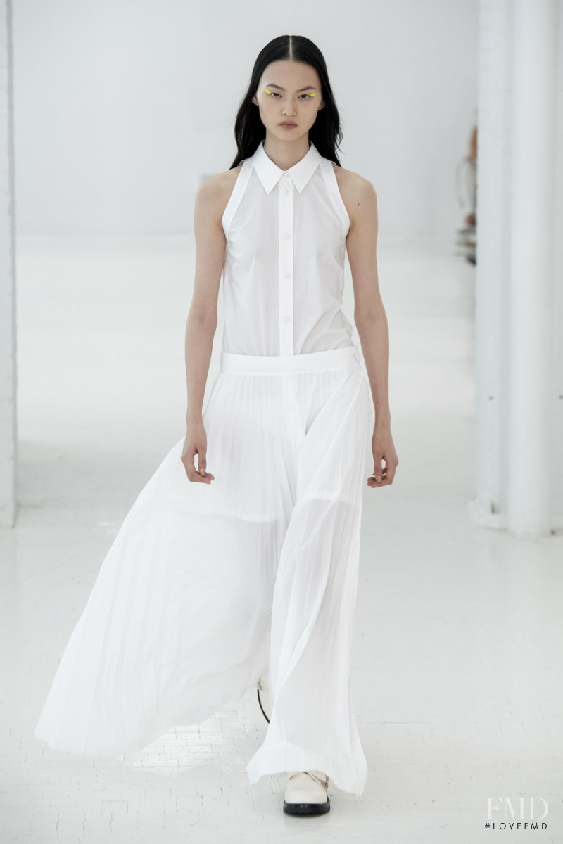 Cong He featured in  the Helmut Lang fashion show for Spring/Summer 2020