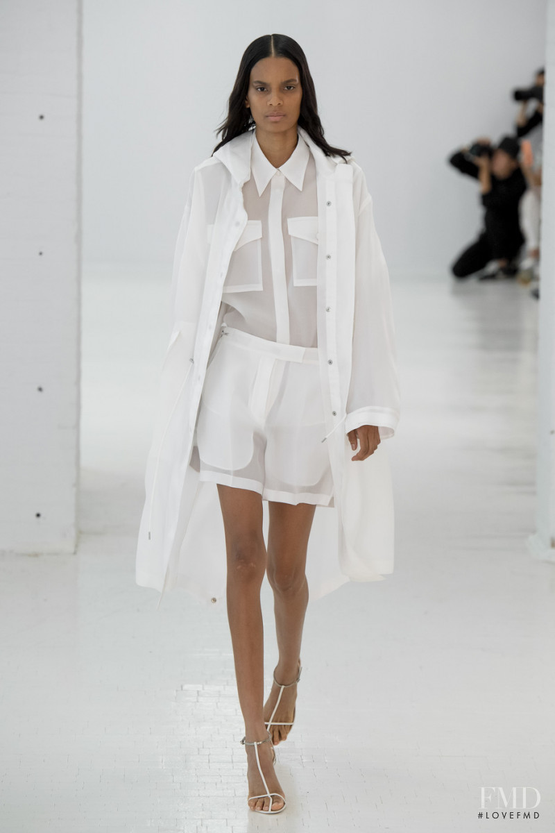 Annibelis Baez featured in  the Helmut Lang fashion show for Spring/Summer 2020