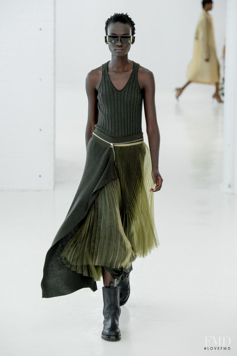 Aliet Sarah Isaiah featured in  the Helmut Lang fashion show for Spring/Summer 2020
