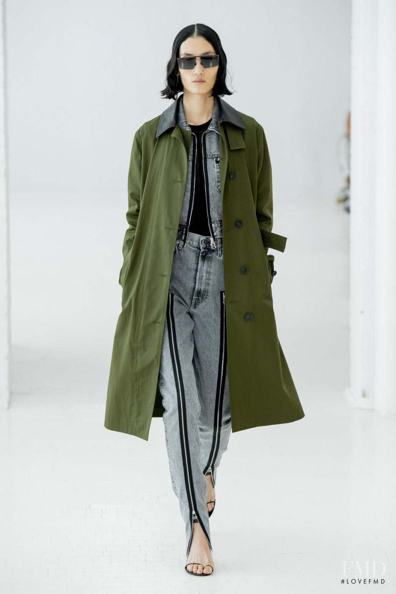 Lina Zhang featured in  the Helmut Lang fashion show for Spring/Summer 2020
