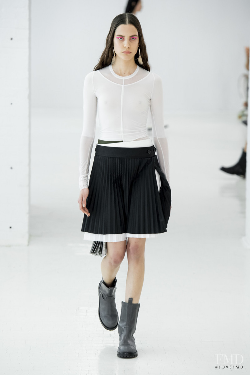 Denise Ascuet featured in  the Helmut Lang fashion show for Spring/Summer 2020