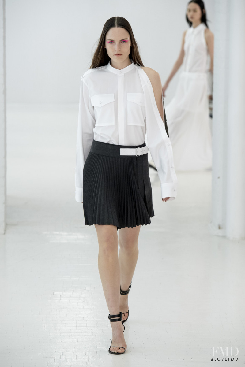 Polina Sova featured in  the Helmut Lang fashion show for Spring/Summer 2020