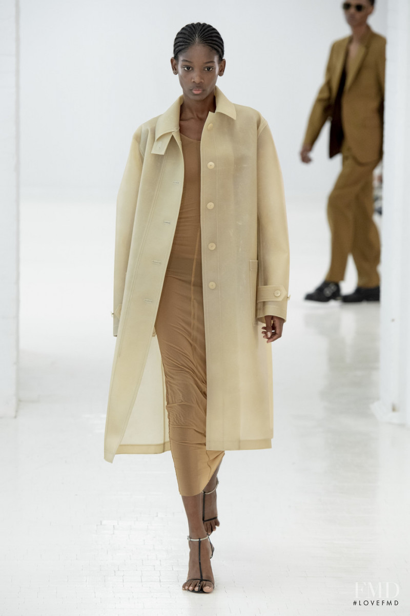 Elibeidy Dani featured in  the Helmut Lang fashion show for Spring/Summer 2020