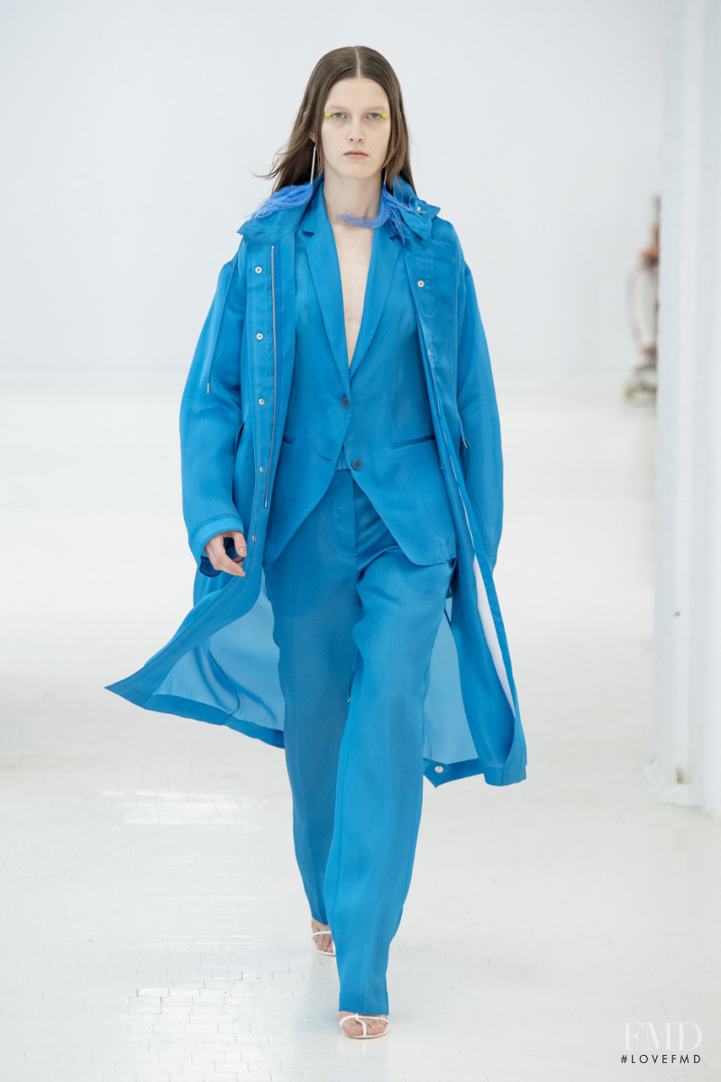 Tessa Bruinsma featured in  the Helmut Lang fashion show for Spring/Summer 2020