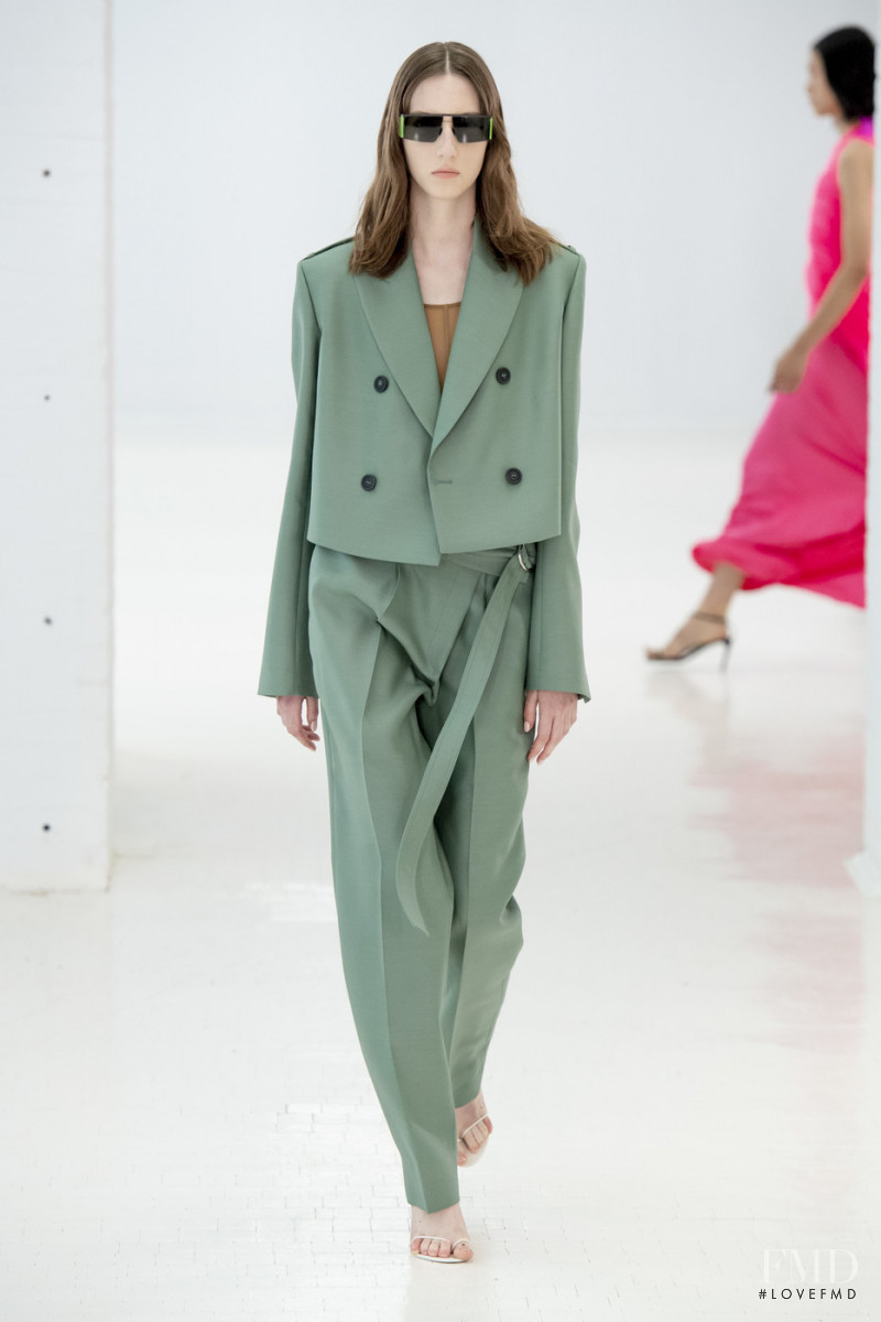 Evelyn Nagy featured in  the Helmut Lang fashion show for Spring/Summer 2020