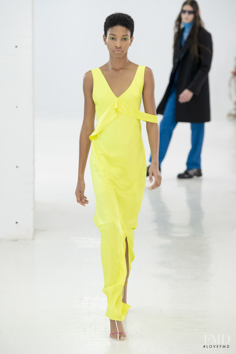 Naomi Chin Wing featured in  the Helmut Lang fashion show for Spring/Summer 2020