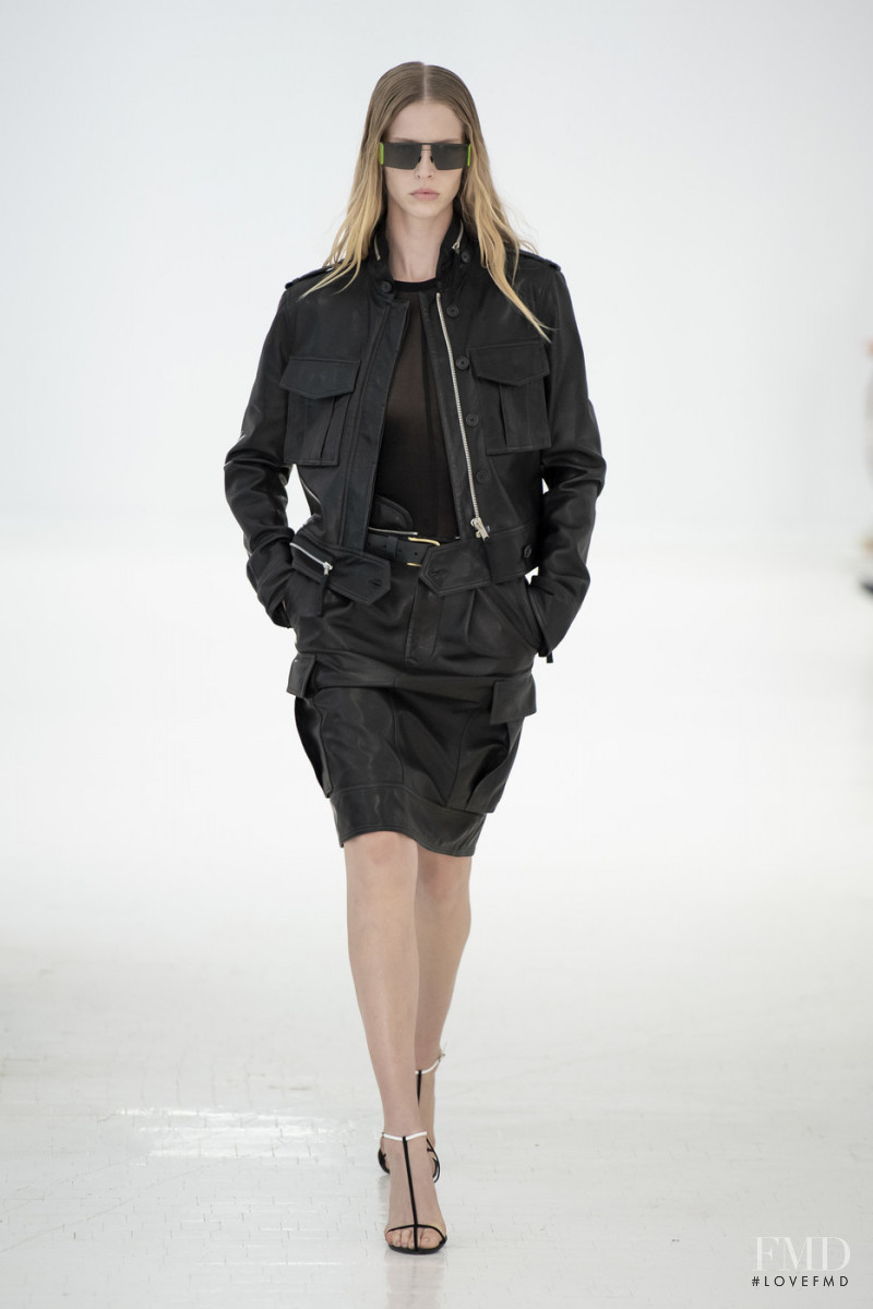 Abby Champion featured in  the Helmut Lang fashion show for Spring/Summer 2020