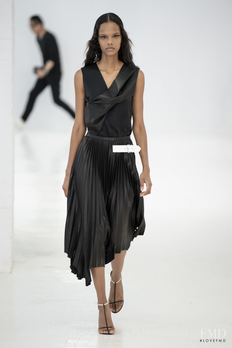 Natalia Montero featured in  the Helmut Lang fashion show for Spring/Summer 2020