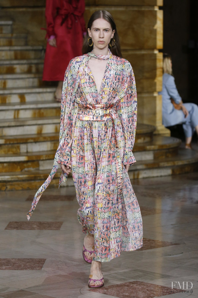 Dasha Shevik featured in  the Sies Marjan fashion show for Spring/Summer 2020