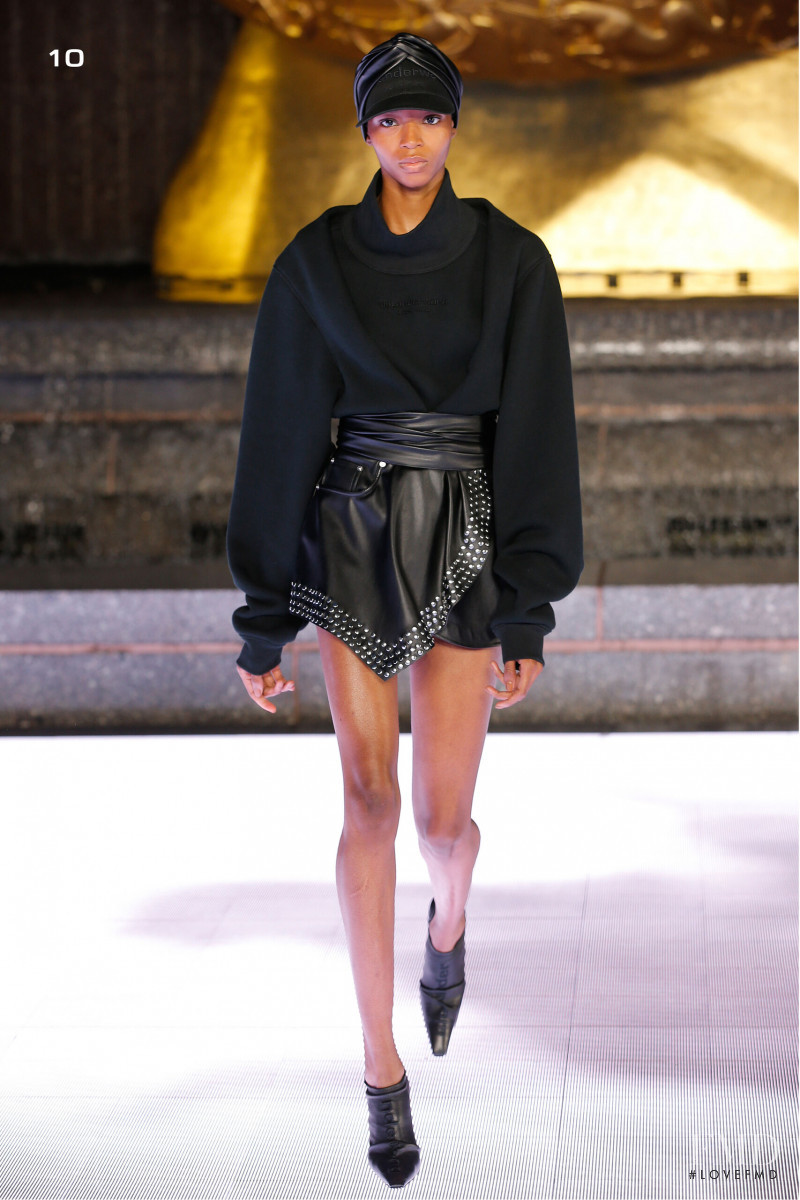 Kyla Ramsey featured in  the Alexander Wang fashion show for Spring/Summer 2020