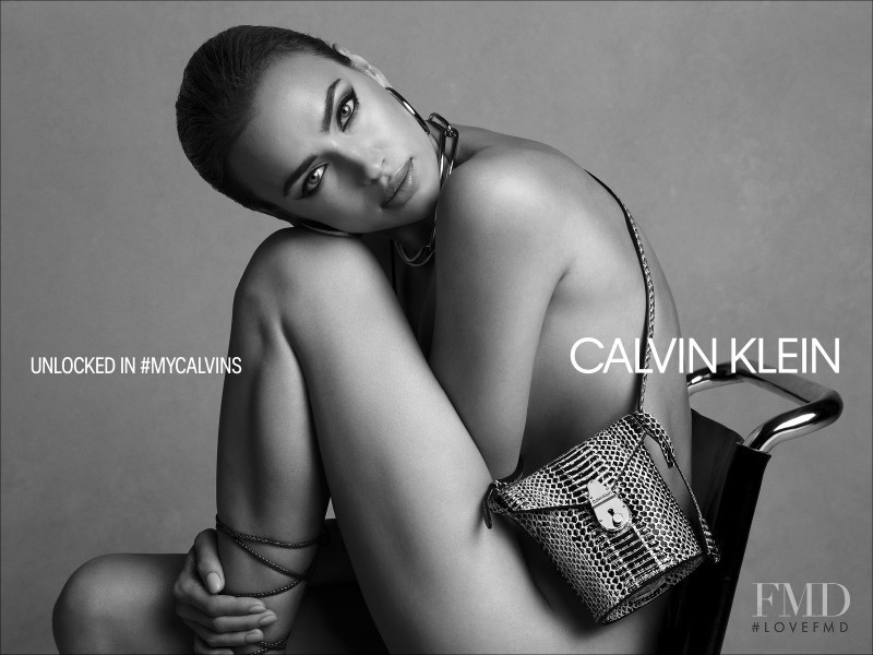 Irina Shayk featured in  the Calvin Klein Calvin Klein Fall 2019 Handbag advertisement for Fall 2019