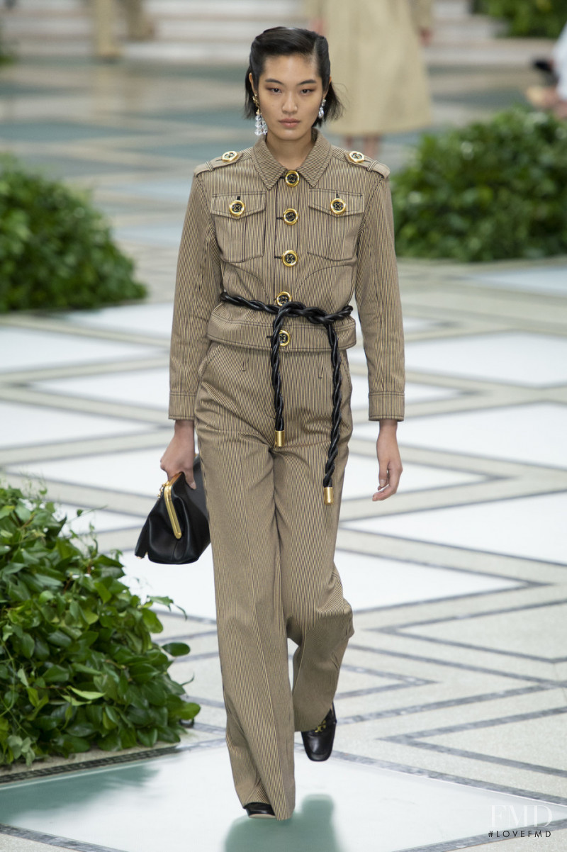 Chiharu Okunugi featured in  the Tory Burch fashion show for Spring/Summer 2020