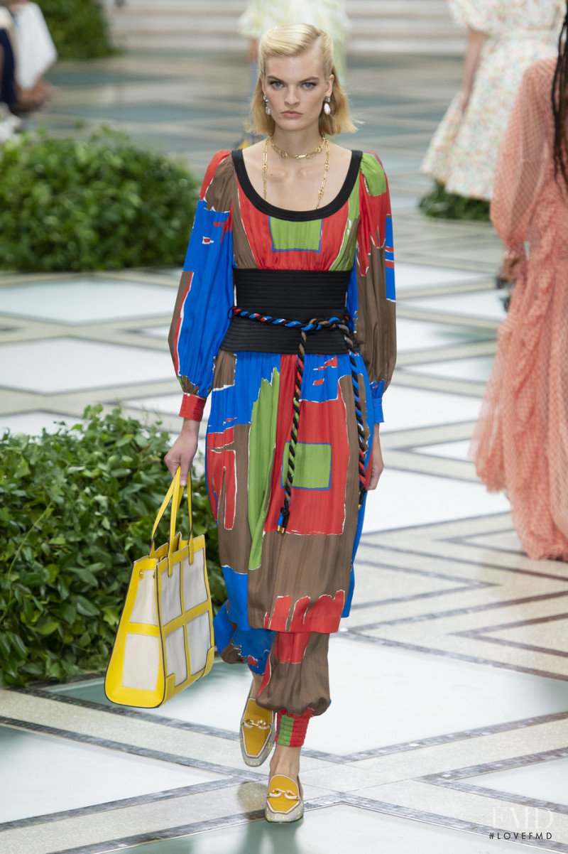 Juliane Grüner featured in  the Tory Burch fashion show for Spring/Summer 2020