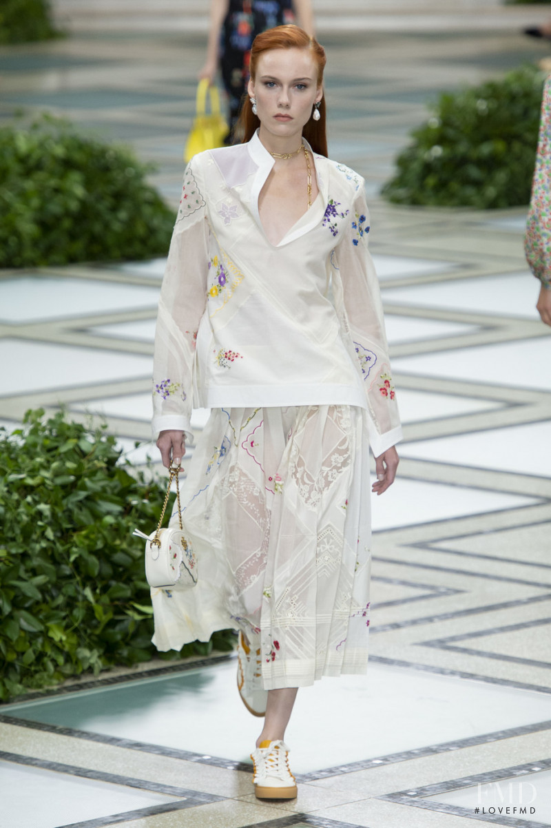 Kiki Willems featured in  the Tory Burch fashion show for Spring/Summer 2020